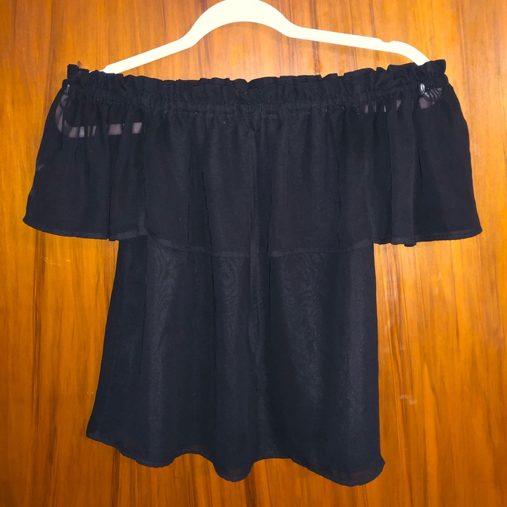 Black Decree Off The Shoulders Top